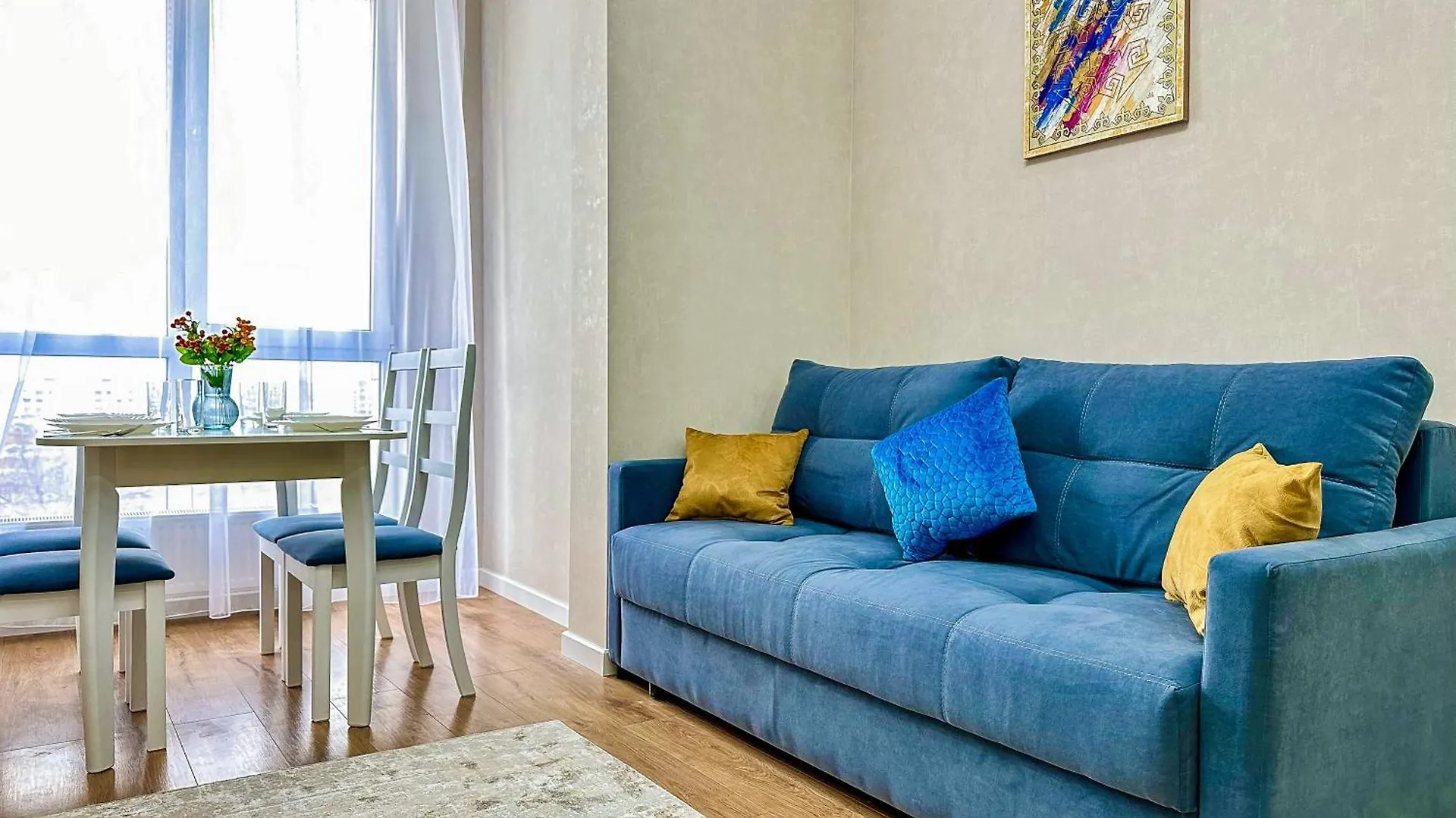Luxury Two-Room Apartment With Beautiful Mountain Views Алматы